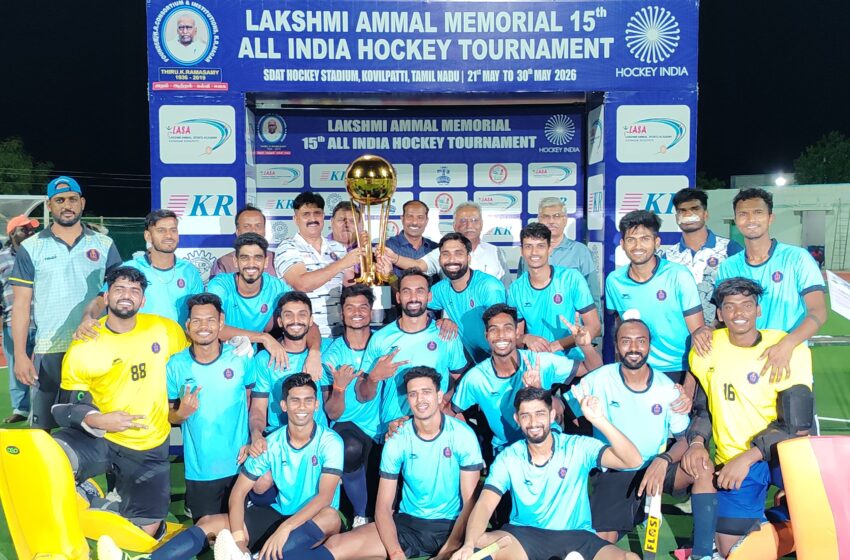  கோவில்பட்டியில் அகில இந்திய ஆக்கி: மும்பை அணி ‘சாம்பியன்’