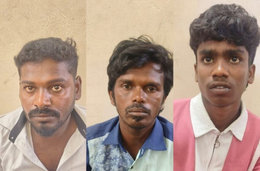  கோவில்பட்டி அருகே பூட்டிய வீட்டில் புகுந்து வெள்ளி விளக்குகள் திருடிய 3 பேர் கைது 