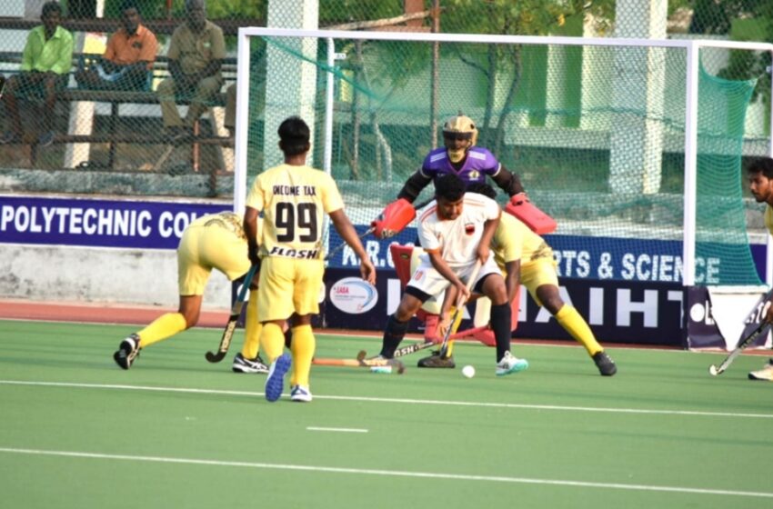 கோவில்பட்டியில் அகில இந்திய ஆக்கி: தமிழ்நாடு, பெங்களூரு, டெல்லி அணிகள் வெற்றி