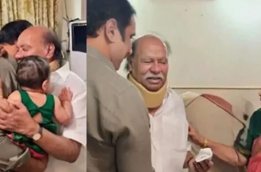  டாக்டர் ராமதாசுடன்  அன்புமணி- சௌமியா சந்திப்பு