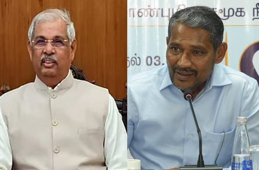  அரசியலமைப்பு சட்டத்துக்கு விரோதமாக செயல்பட வேண்டும் என அமித்ஷாவிடம்  கவர்னர் ஆலோசனை பெற்று வந்தாரா? அமைச்சர் வன்னி அரசு கேள்வி