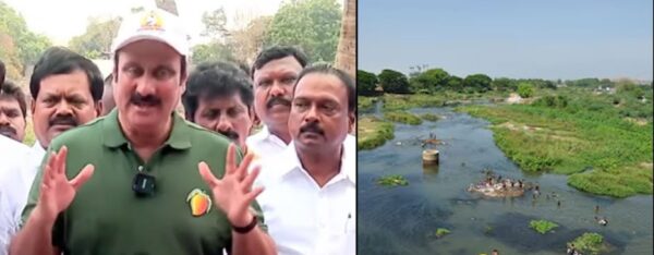  தாமிரபரணி ஆற்றை மேம்படுத்த ஒதுக்கீடு செய்த ரூ.59 கோடியை கரையை அழகுபடுத்த பயன்படுத்துவதா? அன்புமணி கேள்வி