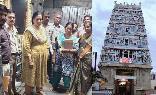  சாமி சிலைகள் பாதுகாப்பாக இருக்கிறதா? தூத்துக்குடி சிவன் கோவிலில் அதிகாரிகள் ஆய்வு 