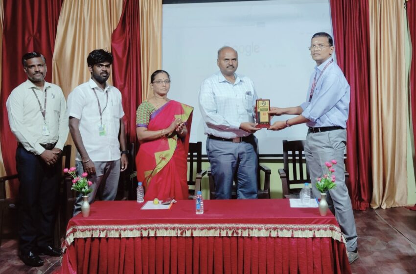  கோவில்பட்டி கல்லூரியில் ஆசிரியர் மேம்பாட்டு பயிற்சி