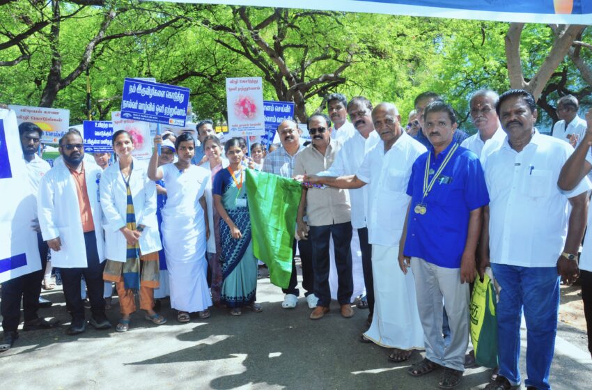  கோவில்பட்டியில்      கண்தானம்  விழிப்புணர்வு பேரணி                  