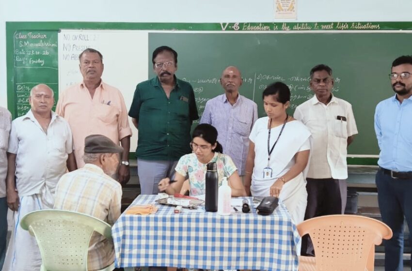  கோவில்பட்டி கண் பரிசோதனை முகாமில் 70 பேர் பங்கேற்பு