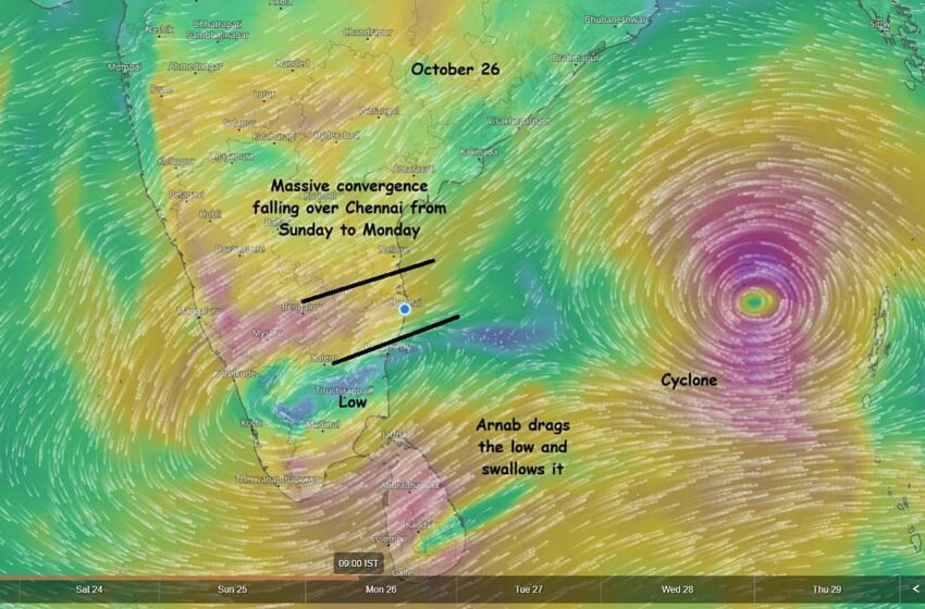  வங்கக்கடலில் திங்கட்கிழமை உருவாகும் ‘அர்னாப்’ புயல்